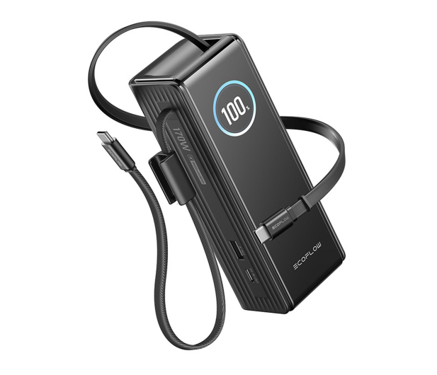 Ecoflow Powerbank RAPID 25000mAh 170W wbudowane kable 100W - 1506492 - zdjęcie